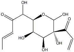 2,6-diacryloyl-beta-methylgalactopyranoside Struktur