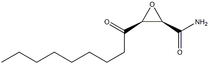 cis-2,3-epoxy-4-oxododecanamide Structure
