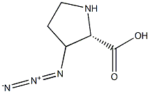 3-azidoproline 结构式