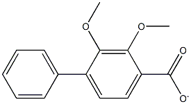 dimethoxy biphenyl monocarboxylate,,结构式