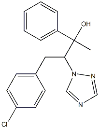 4-(4-chlorophenyl)-2-phenyl-3-(1,2,4-triazol-1-yl)butan-2-ol Structure