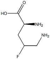 4-fluoroornithine Struktur