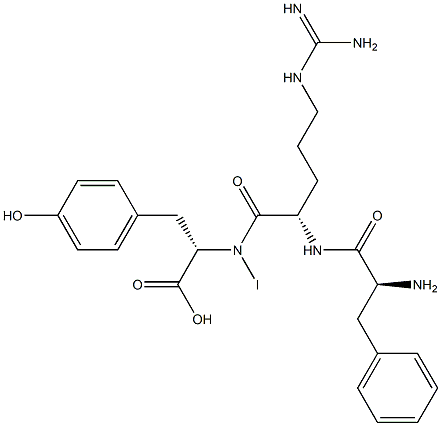 phenylalanyl-arginyl-iodotyrosine Struktur