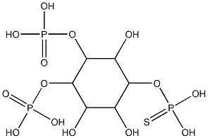 inositol 4,5-bisphosphate 1-phosphorothioate,,结构式