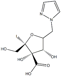 4-iodo-1-ribofuranosyl-3-carboxymethyl pyrazole