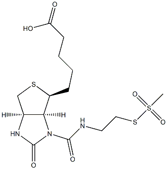 S-((N-biotinoylamino)ethyl)methanethiolsulfonate Structure