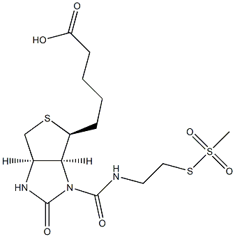 S-((N-biotinoylamino)ethyl)methanethiolsulfonate Struktur