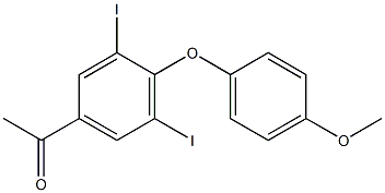 1-(3,5-diiodo-4-(4'-methoxyphenoxy)phenyl)ethanone|