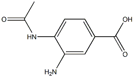  4-(acetylamino)-3-aminobenzoic acid