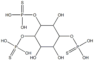 inositol 2,3,5-trisphosphorothioate,,结构式