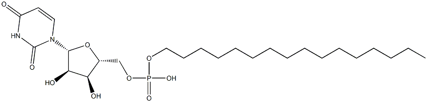 uridine 5'-hexadecylphosphate Structure