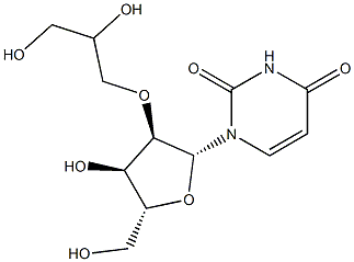 2'-O-(2,3-dihydroxypropyl)uridine Structure
