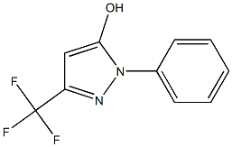 1-phenyl-3-trifluoromethyl-5-hydroxypyrazole Structure