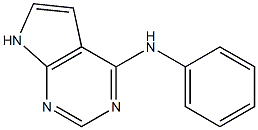 4-(phenylamino)-7H-pyrrolo(2,3-d)pyrimidine Structure