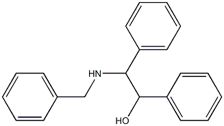 N-benzyl-1,2-diphenylethanolamine Structure