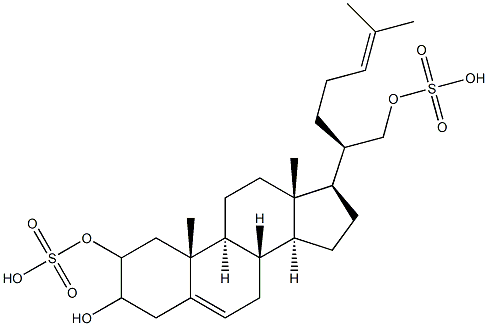 2,3,21-trihydroxycholesta-5,24-diene 2,21-disulfate