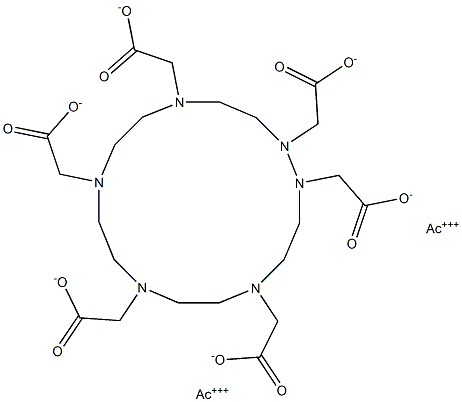 actinium 1,4,7,10,13,16-hexaazacyclohexadecane-N,N',N'',N''',N'''',N'''''-hexaacetic acid Structure