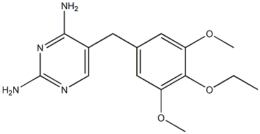 2,4-diamino-5-(4-ethoxy-3,5-dimethoxybenzyl)pyrimidine