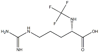 (trifluoromethyl)arginine 化学構造式