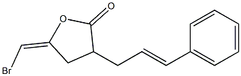 3-cinnamyl-5-bromomethylidenetetrahydro-2-furanone