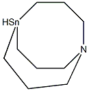 1-stanna-5-azabicyclo(3.3.3)undecane Structure