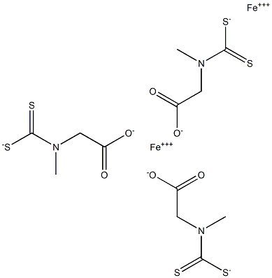 (N-dithiocarboxysarcosine)iron(III)