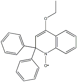 1,2-dihydro-2,2-diphenyl-4-ethoxyquinoline-1-oxyl Structure