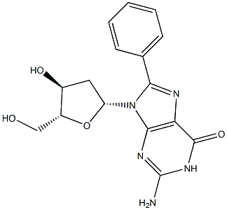 8-phenyl-2'-deoxyguanosine Structure