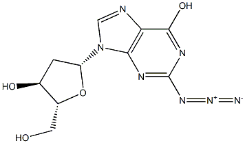 2-azido-2'-deoxyinosine Structure