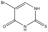 5-bromo-2-thiouracil,,结构式