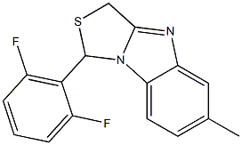 1-(2,6-difluorophenyl)-6-methyl-1H,3H-thiazolo(3,4-a)benzimidazole