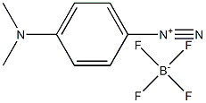 p-(N-N-dimethylamino)-benzendiazonium fluoroborate Struktur