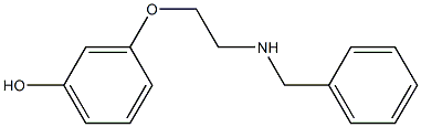 3-(2-(benzylamino)ethoxy)phenol Struktur