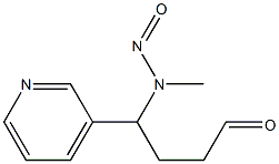 1-(N-METHYL-N-NITROSAMINO)-1-(3-PYRIDINYL)-4-BUTANAL|