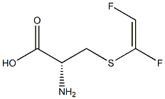 S-(TRANS-1,2-DIFLUOROVINYL)-L-CYSTEINE Struktur