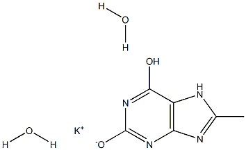 PURINE-2,6-DIOL,8-METHYL,MONOPOTASSIUMSALT,DIHYDRATE