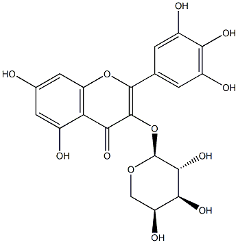 MYRICETIN3-O-ALPHA-L-ARABINOPYRANOSIDE