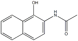 HYDROXY-2-ACETYLAMINONAPHTHALENE Structure