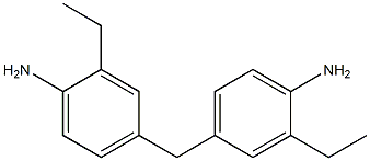 4,4'-METHYLENEBIS(ORTHO-ETHYLANILINE),,结构式