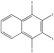 TETRA-IODONAPHTHALENE Struktur