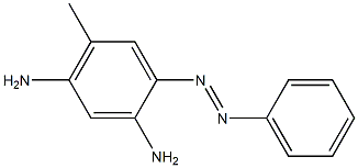 5-METHYL-2,4-DIAMINOAZOBENZENE Structure