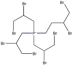 3,4-DIBROMOBUTYLTRIS(2,3-DIBROMOPROPYL)PHOSPHATE 化学構造式