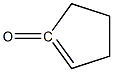 1-CYCLOPENTEN-2-ONE,,结构式