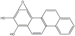 CHRYSENE-1,2-DIOL-3,4-EPOXIDE Structure