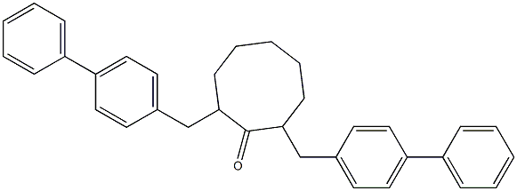 2,8-BIS(4-PHENYLBENZYL)CYCLOOCTANONE|
