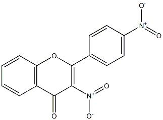 3,4'-DINITROFLAVONE 化学構造式