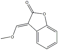 3-(ALPHA-METHOXY)METHYLENEBENZOFURAN-2-ONE,,结构式