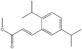 METHYL-2,5-DIISOPROPYLCINNAMATE Structure