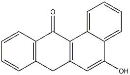 5-HYDROXYBENZANTHRONE 化学構造式