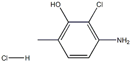 PHENOL,3-AMINO-2-CHLORO-6-METHYL-,HYDROCHLORIDE Structure